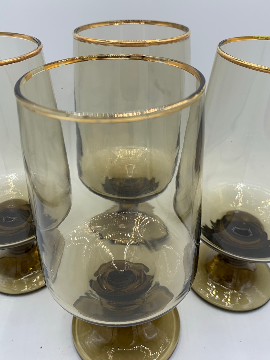 Tawny Accent by LIBBEY GLASS COMPANY Iced Tea Glasses Set Etsy