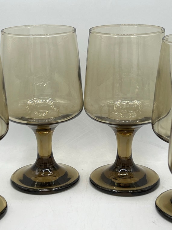 Tawny Accent by LIBBEY GLASS COMPANY Short Wine Glasses Set of 6