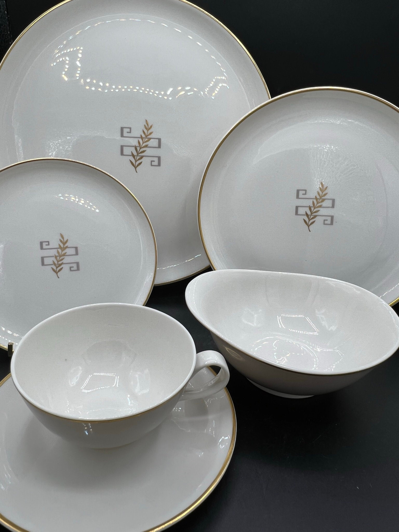 Vintage Syracuse China - Dorian Pattern - Fabulous MCM Pattern