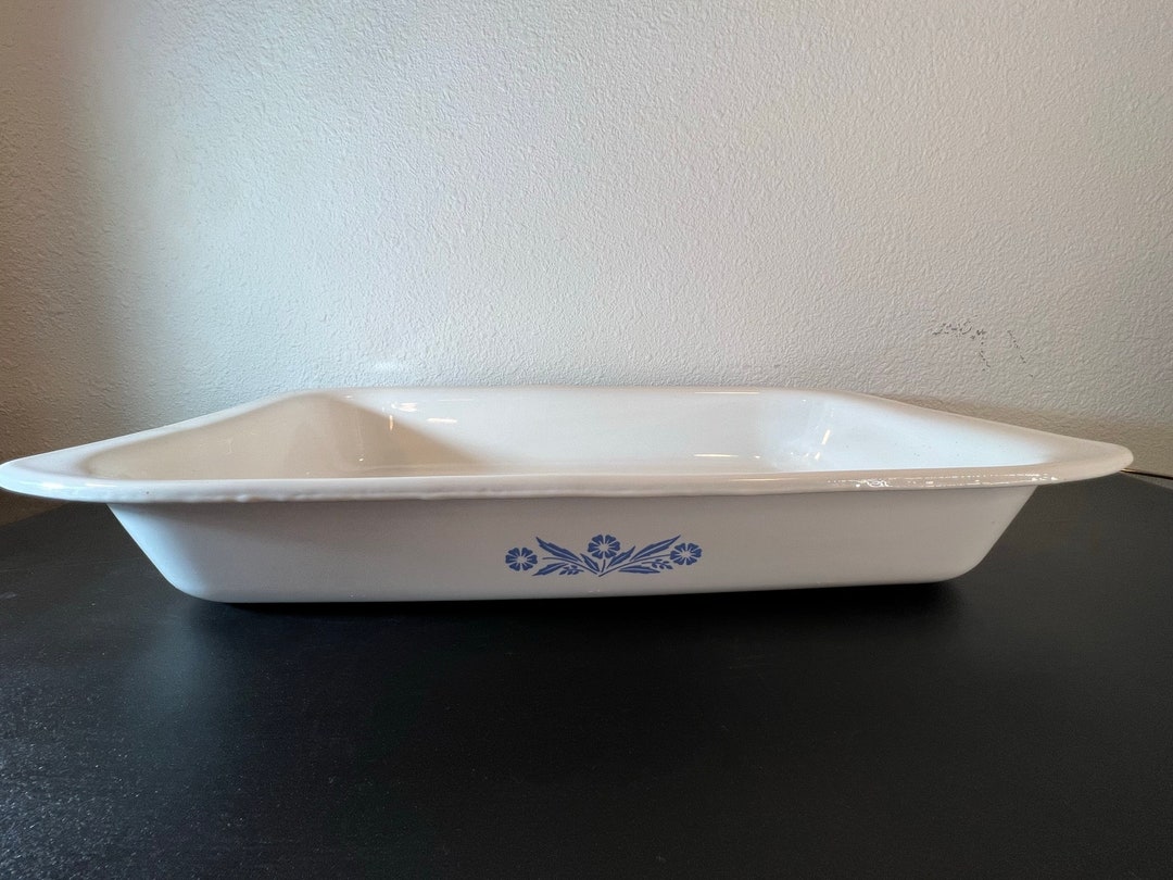 Corning Ware Glass Blue Cornflower P-76 Roaster Pan! Time to Make