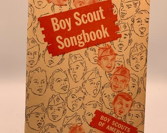 Vintage Book - Boy Scout Songbook - Copyright 1958 - Collectors Book - Americana History!