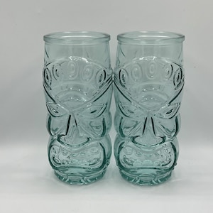 Vintage Tiki Glasses - Set of Two