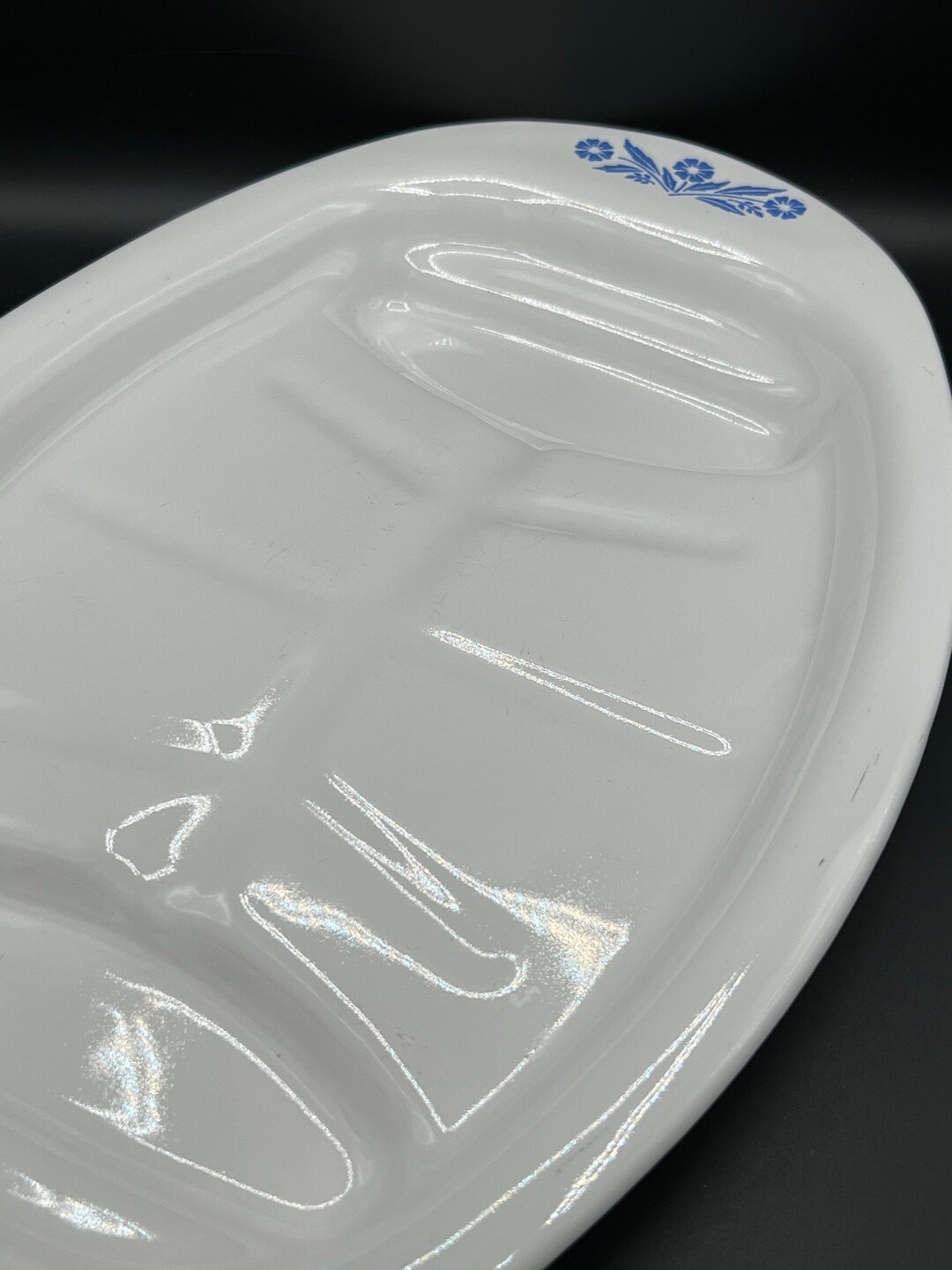 Vintage Corning Ware Meat Carving Tray 16 Cornflower Etsy