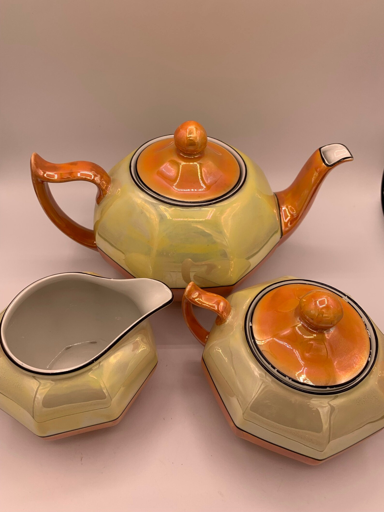 Vintage Hand Painted China Tea Set Super Fine and Special Etsy