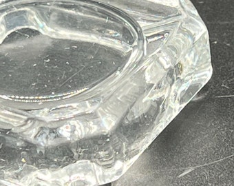 グレー　灰皿　ミッドセンチュリー 大型7インチ x 7インチ ミッドセンチュリー スモーキーグレー