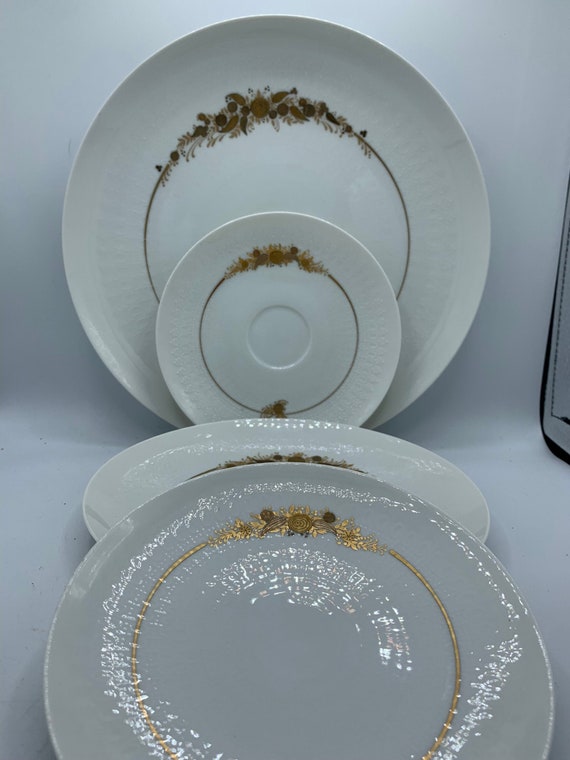 Vintage Rosenthal Romance, Winblad, Medley 3621 Bianco / Oro Piatto da  pranzo, Piatto di insalata, Piatto di pane, Piattini Prezzo individuale -   Italia