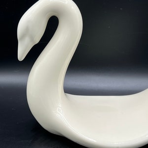 Vintage MCM Ceramic Swan Towel Holder - White - Make Your Bathroom MCM Authentic!!