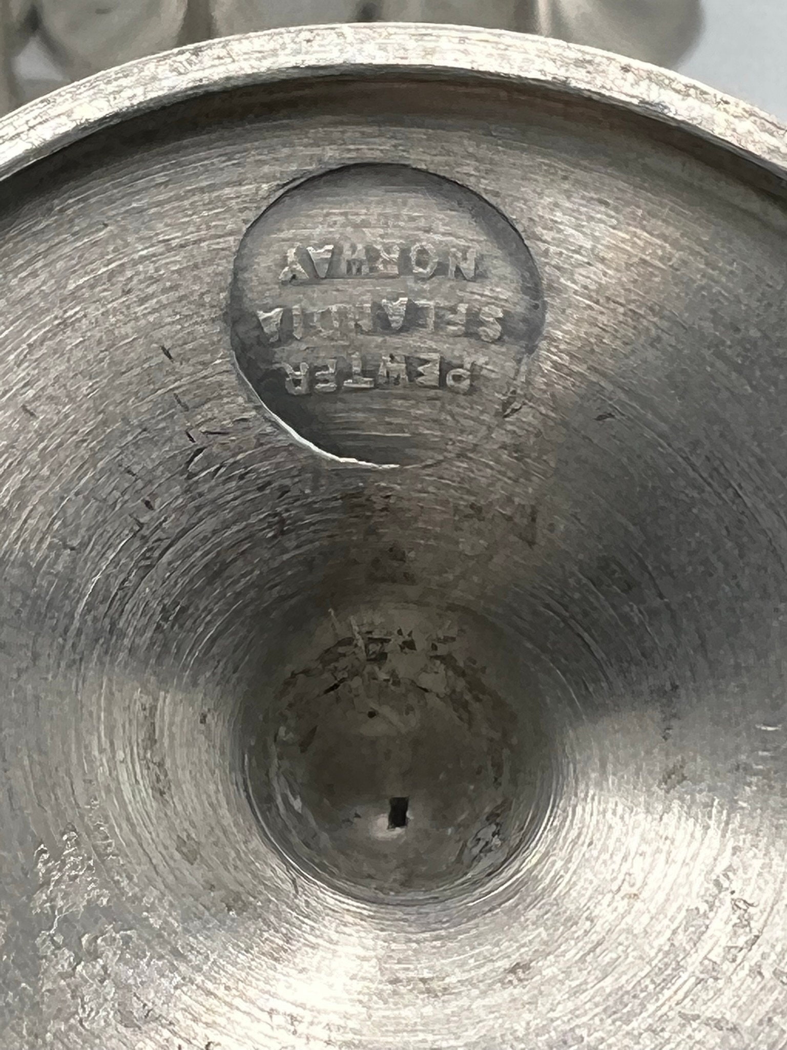 Vintage Mid Century Modern Set of 6 Pewter Cordial Glasses Etsy