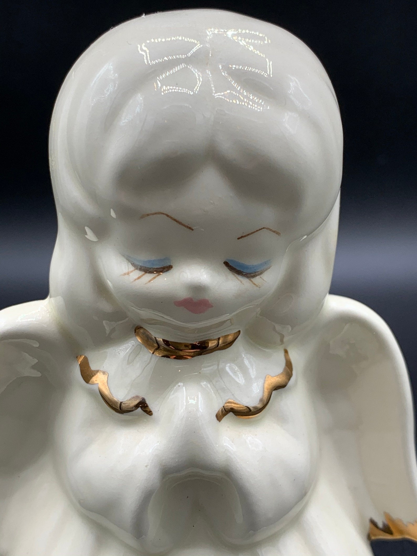 Small Cute Angel Figurine Such a cute little angel Perfect Etsy