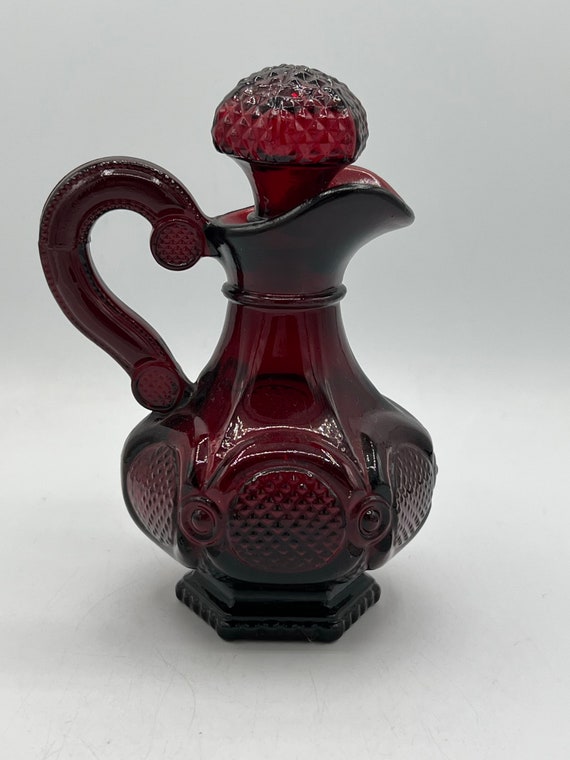 AVON 1876 Cape Cod Ruby Red Glass Dishes - Priced Individually