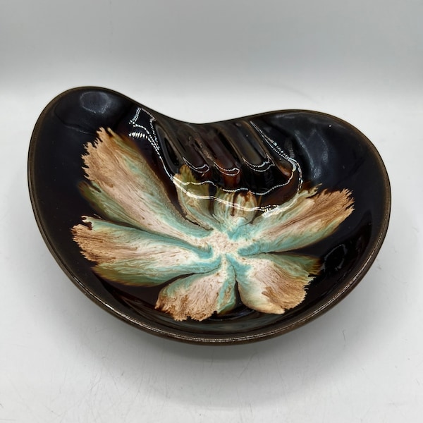 Drip Glaze Pottery Ashtray Etsy