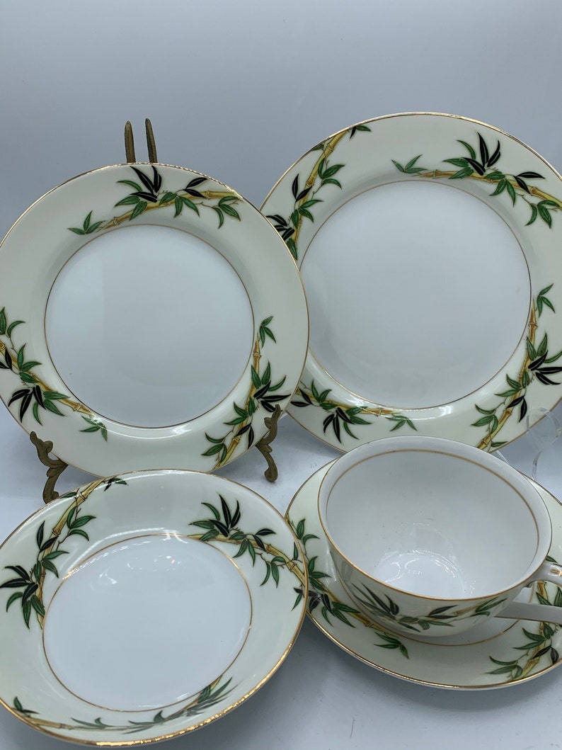 Kent Bali Hai China: Mid-century Bamboo Dinnerware, Tropical China ...