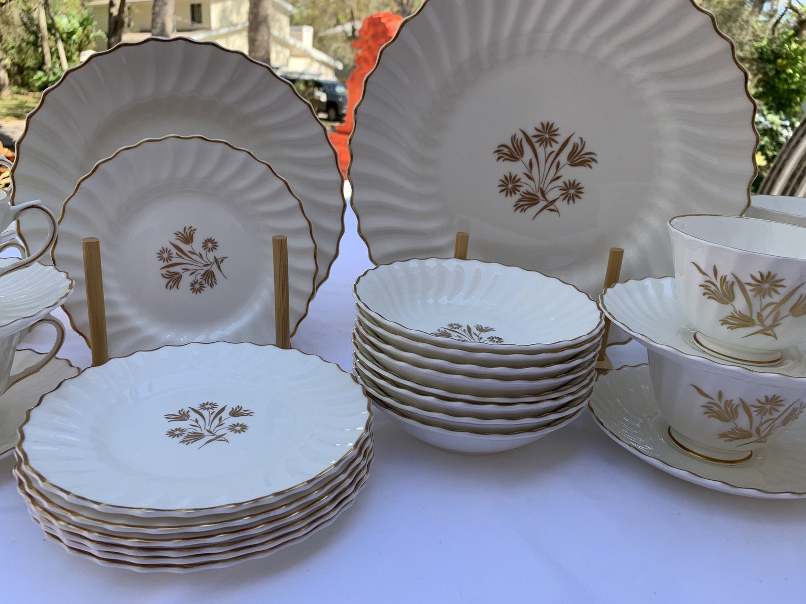 Royal Doulton Bone China Service for 8 almost Napier Etsy