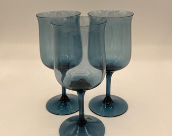 Lenox Blue Mist 7” Water Goblets - Set Of 3