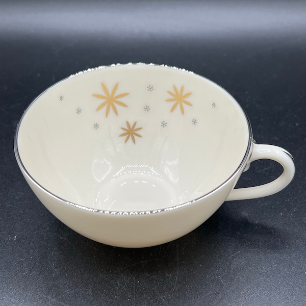 Lenox Ivory Teacup - Alaris Pattern - Platinum Trim - Really Fantastic!!  Teacup Only