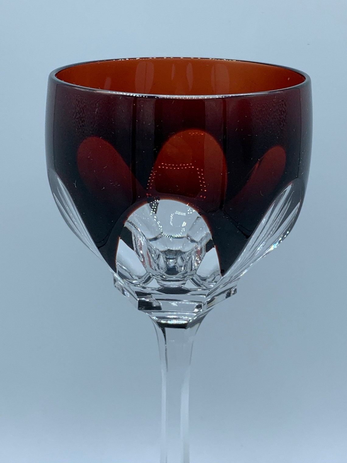 Nachtmann / Bleikristall lead Crystal Wine Glass Cut Glass Etsy