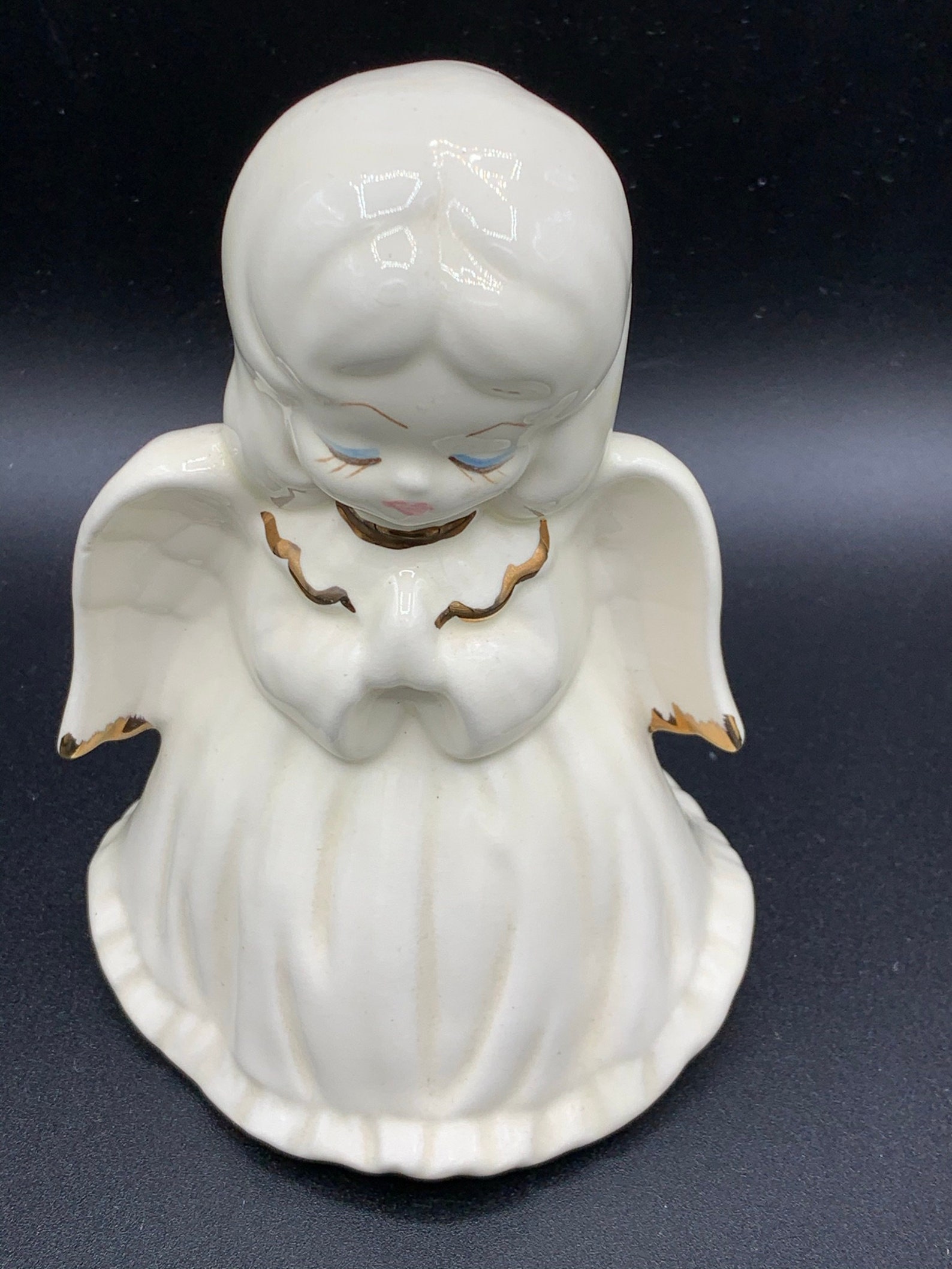 Small Cute Angel Figurine Such a cute little angel Perfect Etsy