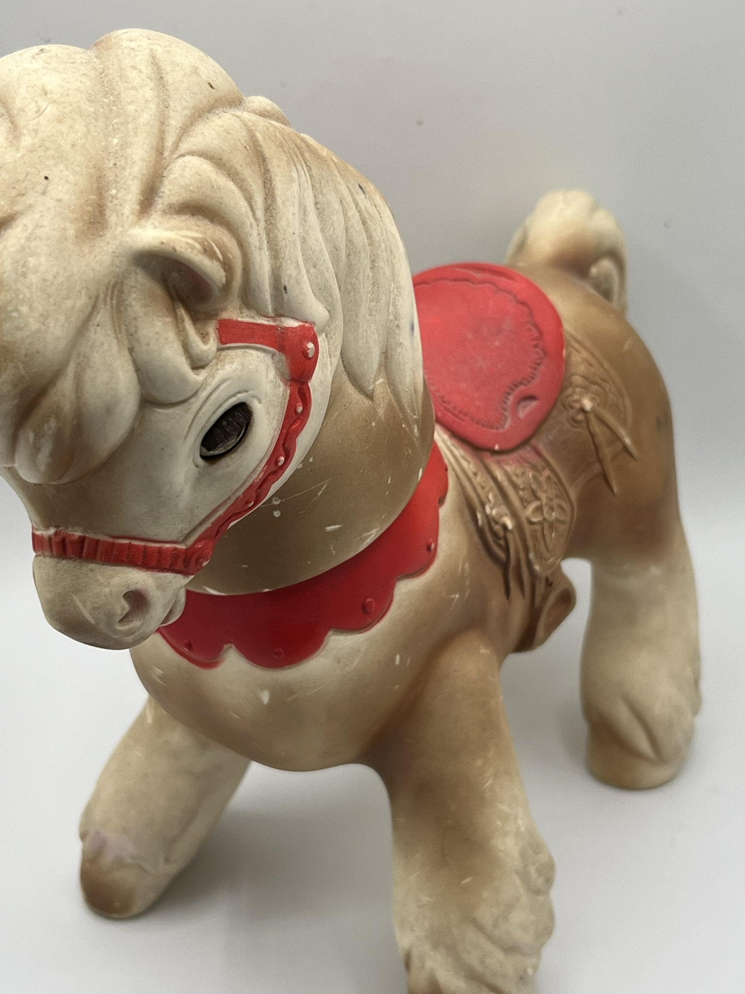 Vintage Squeak Horse Toy / Pony / Vintage Edward Mobley