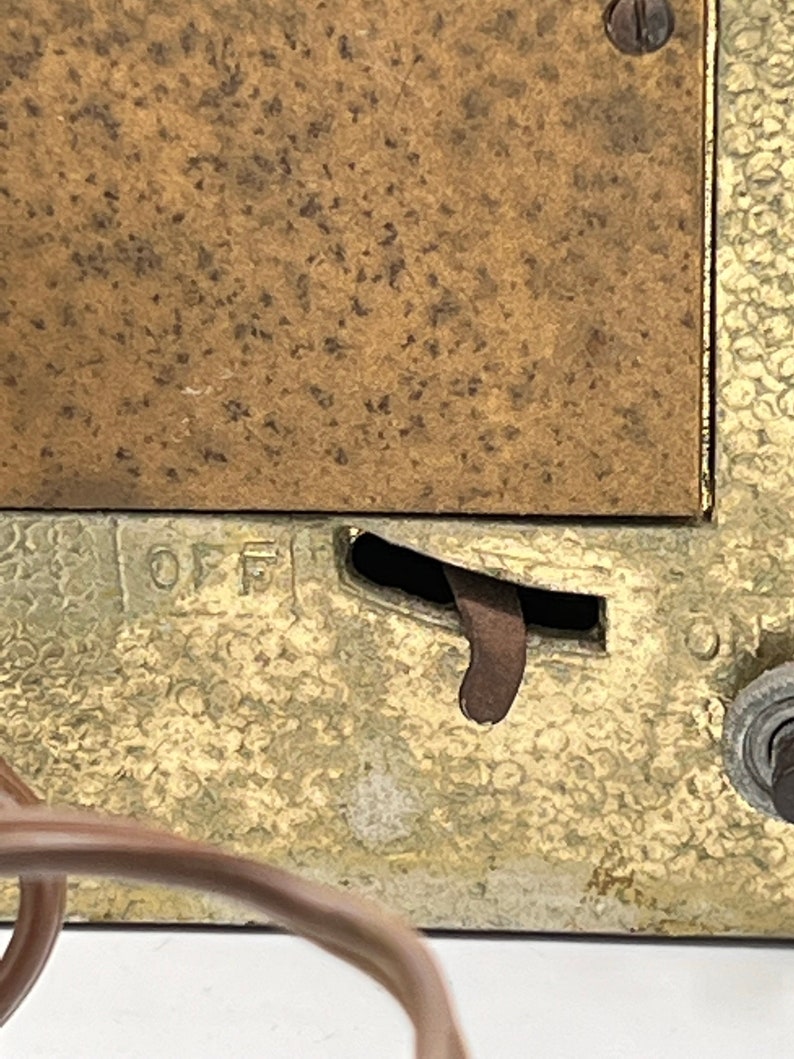 Vintage United Fireplace Table Clock Great Decor Piece Etsy