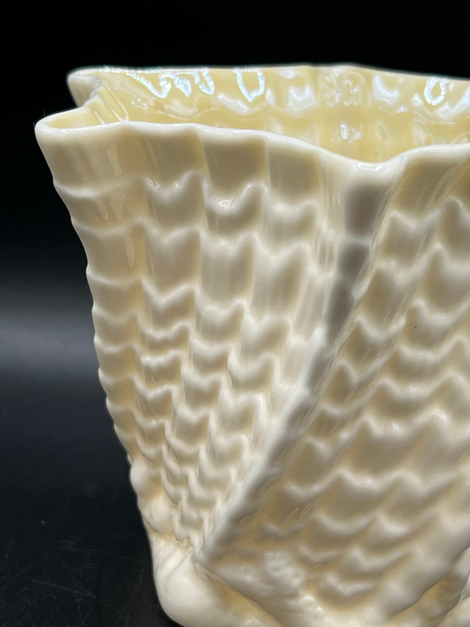 Vintage Belleek Ireland Flower Vase - Super RARE! and