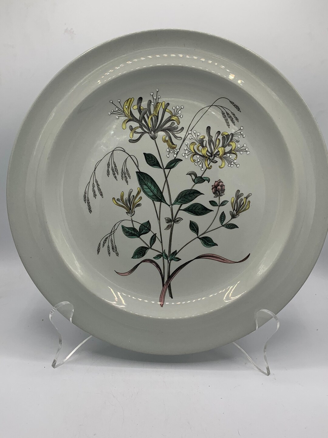 Wedgwood Etruria Country Lane Dinner Plate, Vintage Farmhouse Country