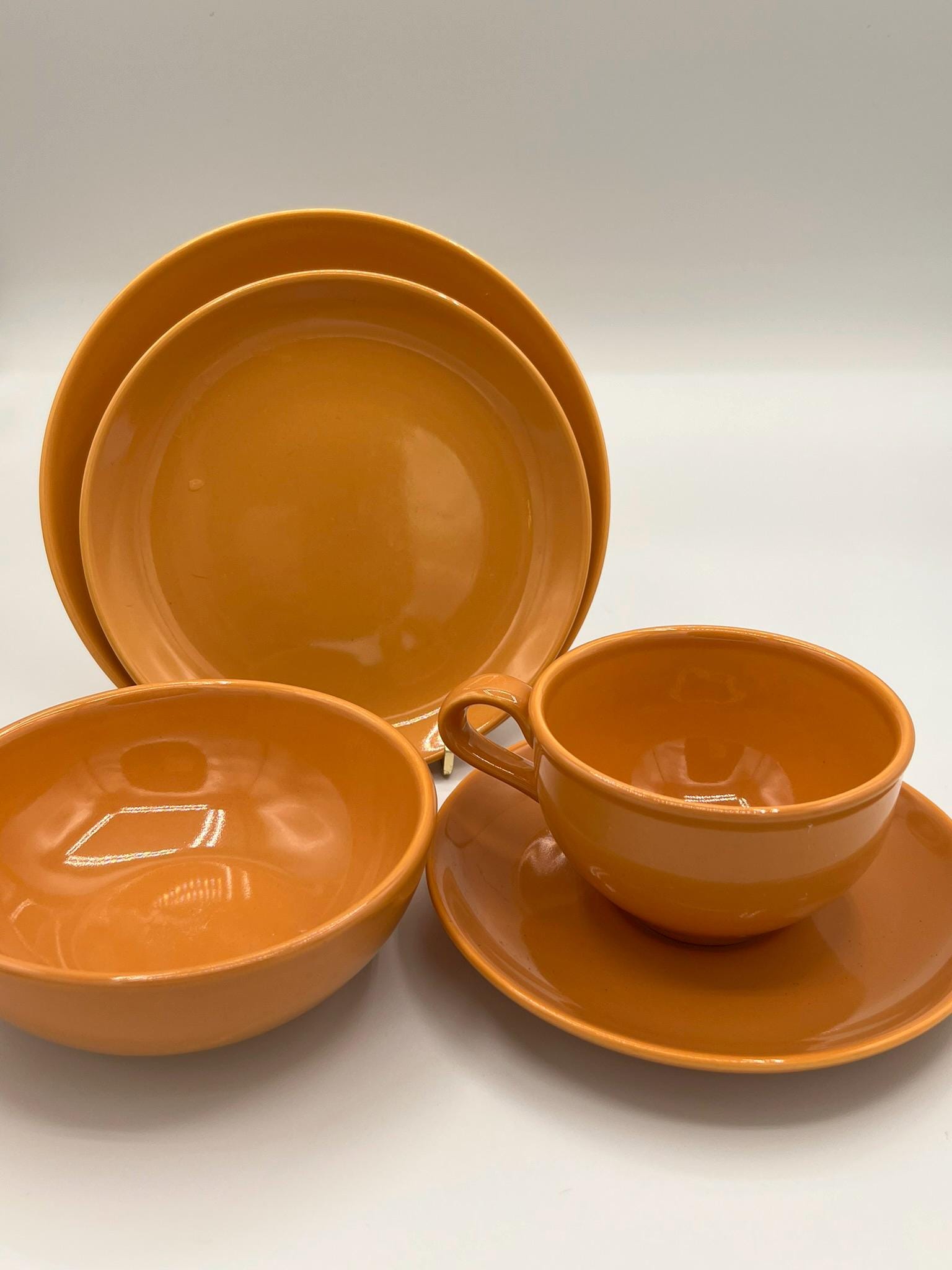 ラッセルライト プレート 皿 STEUBENVILLE コーラル3枚セット Russel Wright Steubenville - Etsy