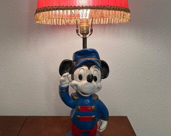 Vintage Mickey Mouse Lamp - Band Leader - So Fantastic!!  Disney, MM