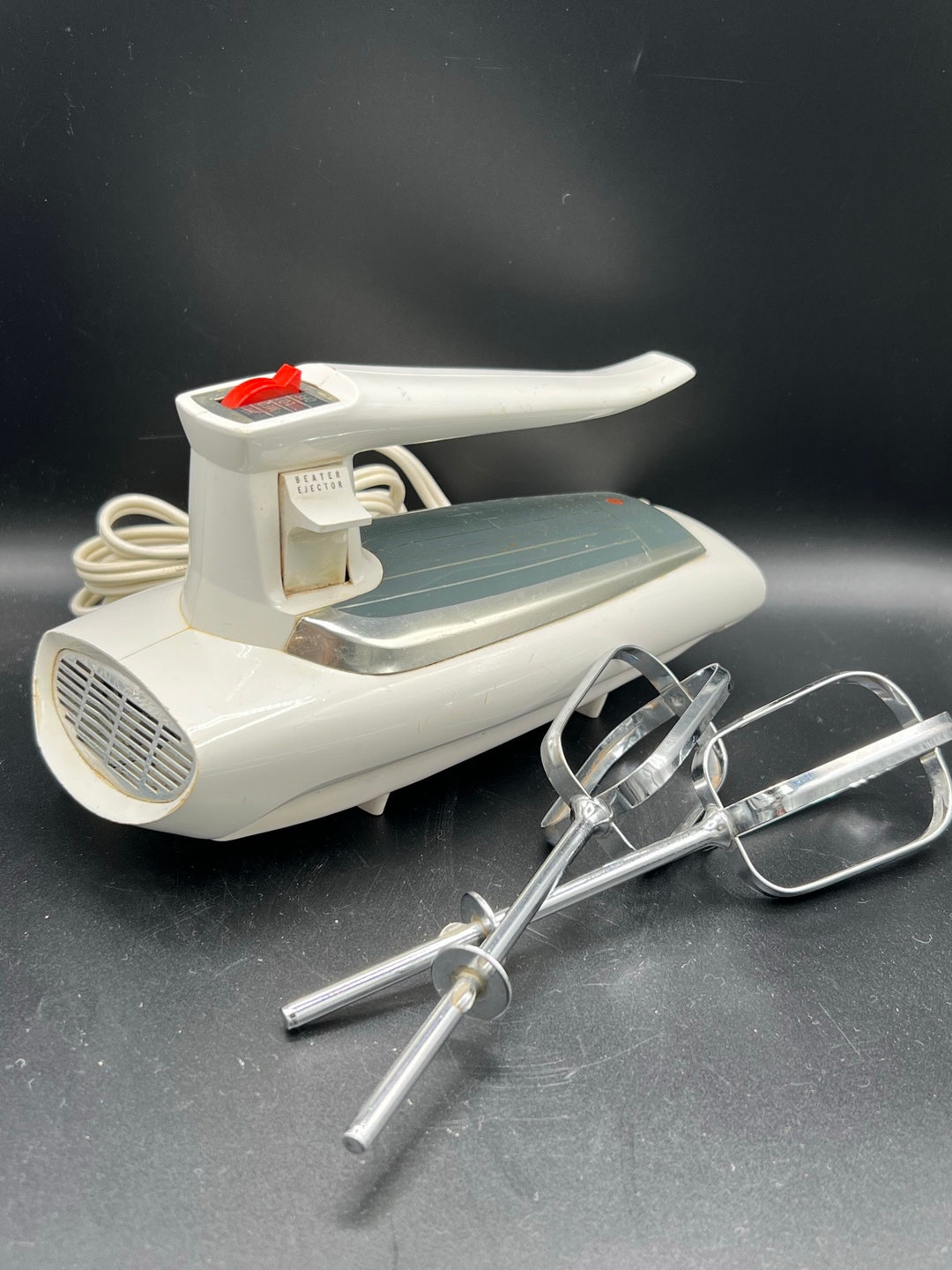 Vintage General Electric Hand Mixer Mid Century Coolness Etsy