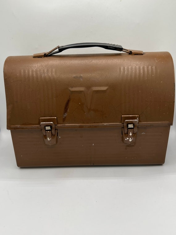 Vintage Thermos Brand Lunch Box - Distressed but S