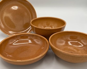 Russel Wright American Modern Dinnerware: Ripe Apricot, 1950s MCM - Pieces Sold Individually - Color also called Woodhue or Nutmeg