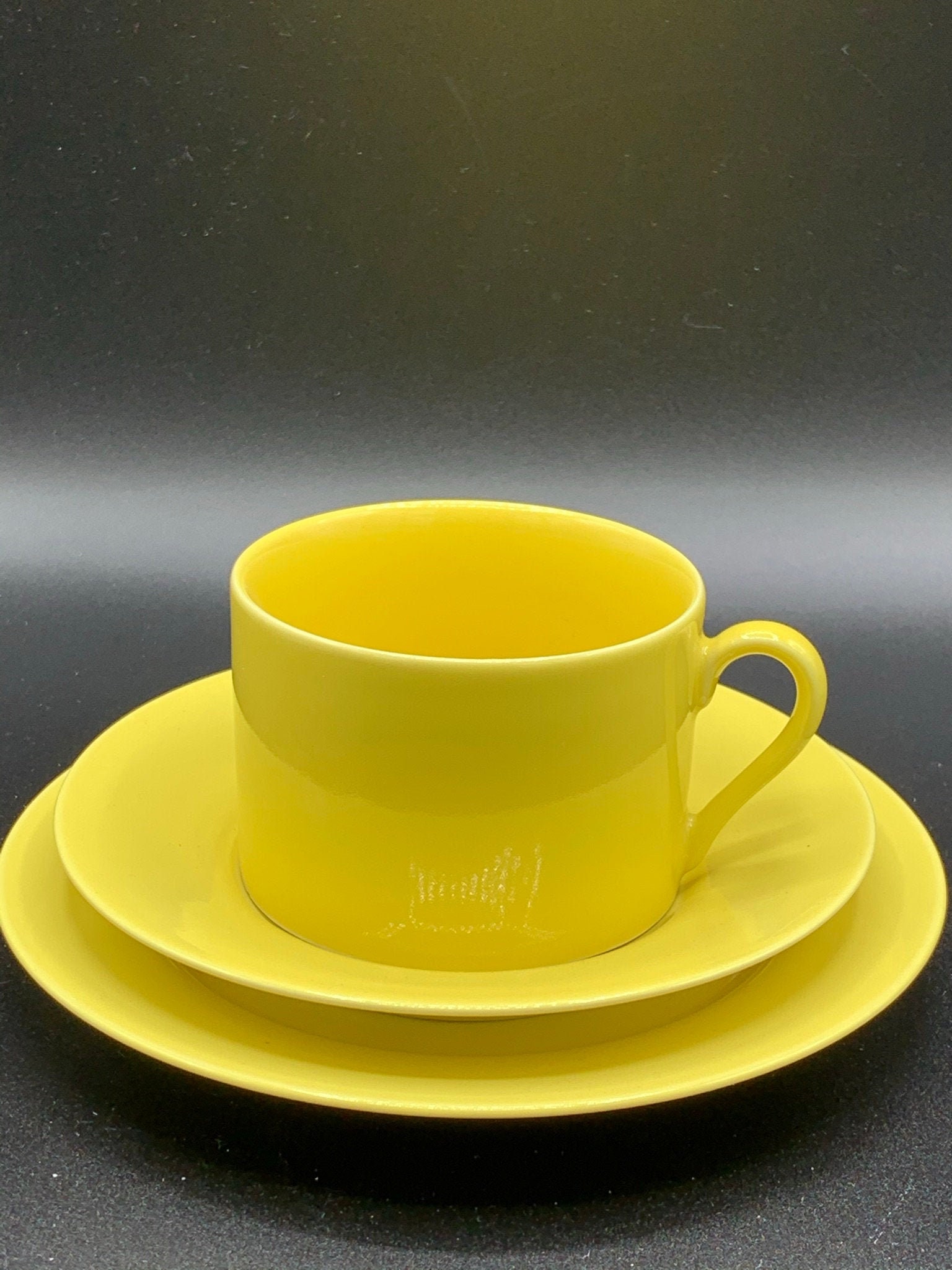 Golden Tsuru Fitz and Floyd Plates, Made in Japan, Golden