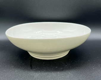 Vintage Pfaltzgraff Cappuccino Footed Oval Vegetable Serving Bowl - Cream Colored - Stoneware
