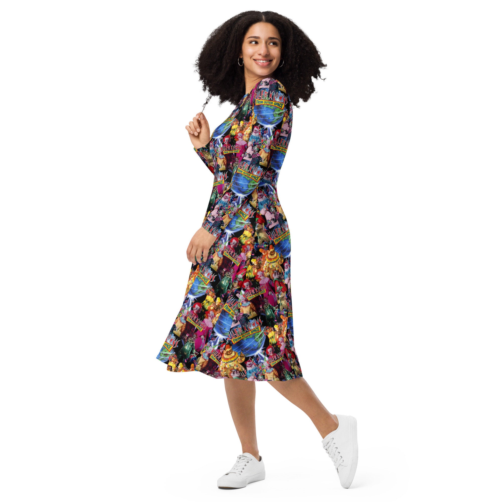 Klown Long Sleeve Midi Dress