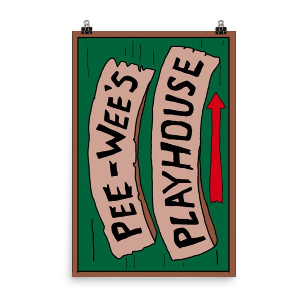 Playhouse Sign Poster