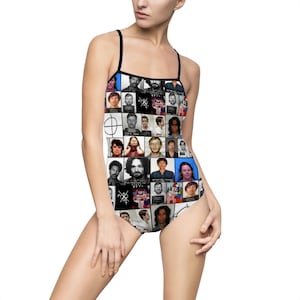 Serial Killers In Color One-piece Swimsuit