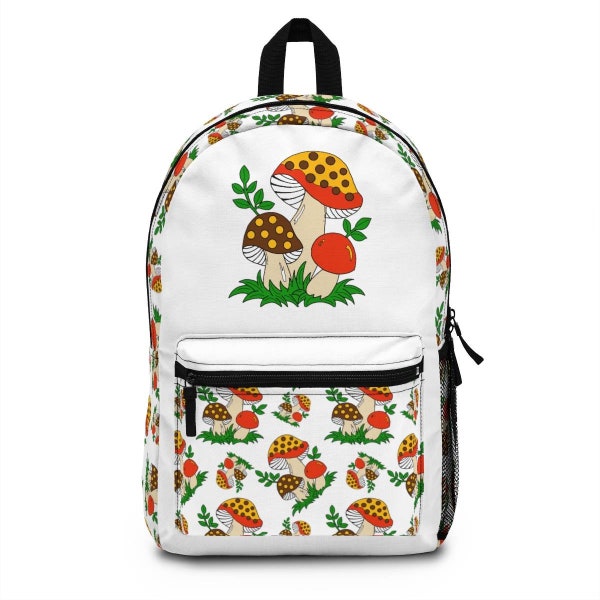 Mushroom School Backpack Etsy