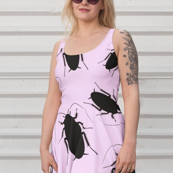 Bugging Out Cockroach Dress Adult Costume Uk Size 10 14 main image 0