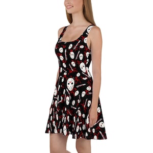 Jasons Halloween Skater Dress