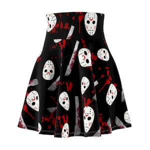 Jasons Halloween Skater Skirt