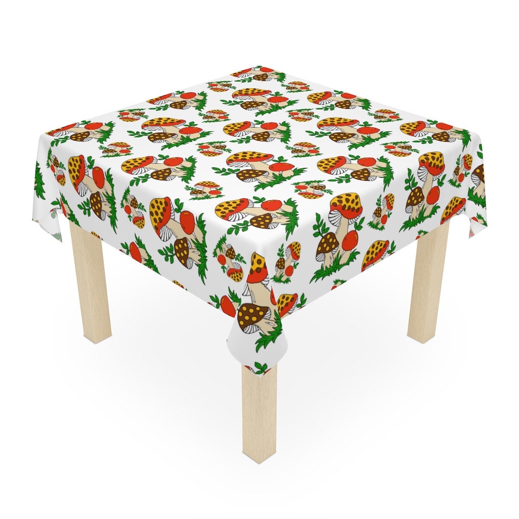 Merry Mushroom Tablecloth