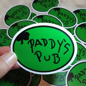 Paddys Pub Egg Sticker