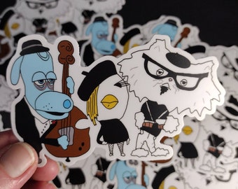 Puppet Land Band Sticker