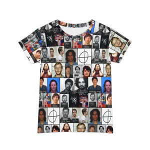 Serial Killers In Color Women&#39;s Short Sleeve Shirt