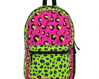 fluorescent colored backpacks
