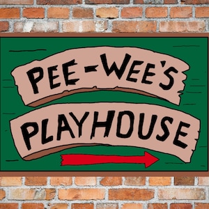 Playhouse Sign Poster