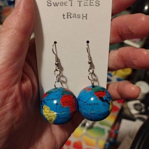 World Globe Earrings