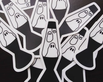 Ghostie Lava Lamp Sticker