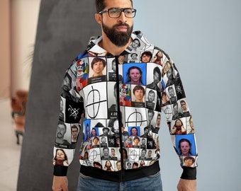 Serial Killers In Color Unisex Zip Hoodie