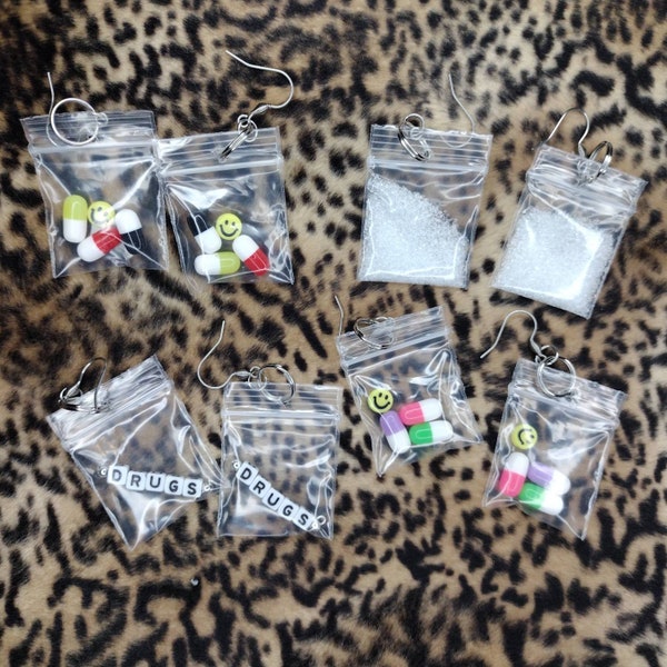 I Choose Drugs Earrings