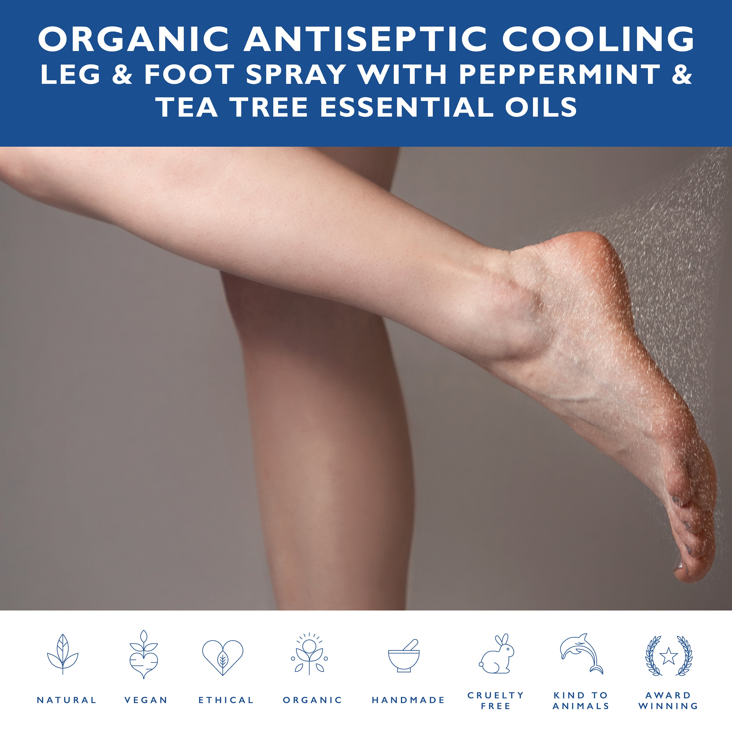 Organic Foot Pamper Kit Foot Care Set Peppermint and Tea Etsy